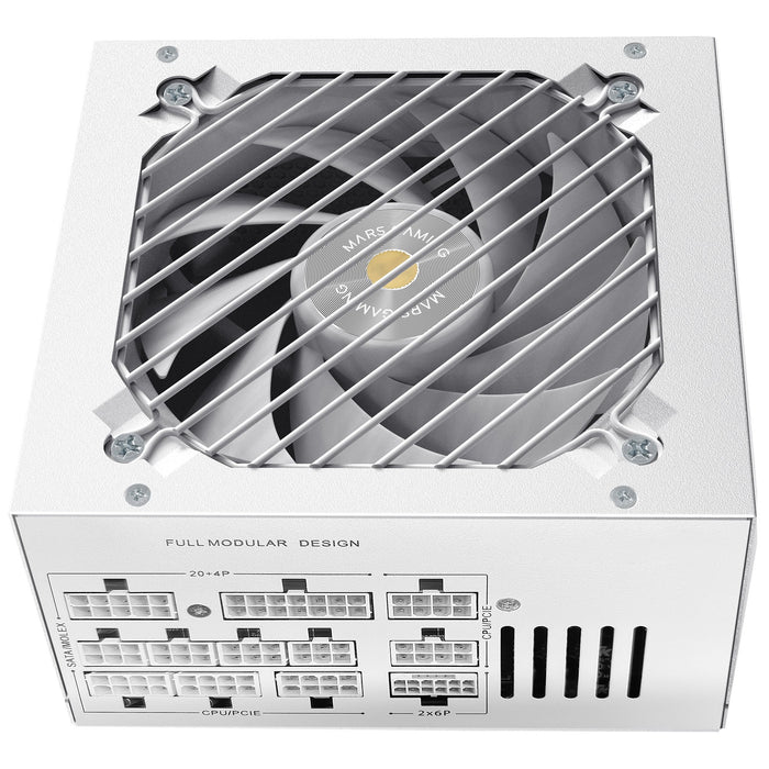 EAN 8435693109686 - Mars Gaming MPB1000PSIW unidad de fuente de alimentación 1000 W 24-pin ATX ATX Blanco imagen 2