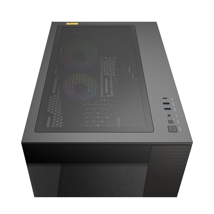 Caja Pc Ocypus Delta C74 Argb (Negro, Panoramaglas) Delta-C74-Bkd200xx-Gl