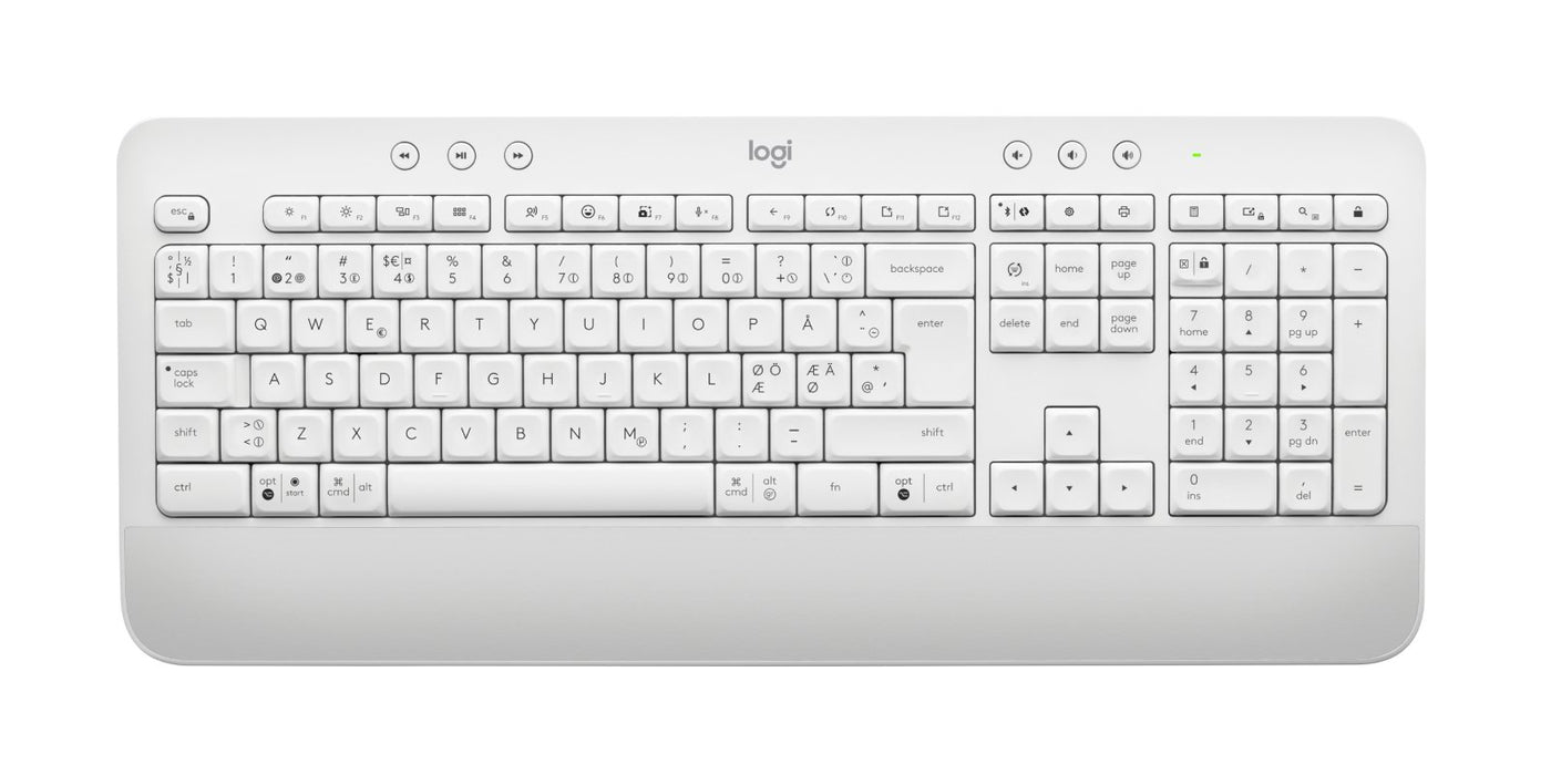 EAN 5099206105485 - Logitech 920-011038 teclado Ratón incluido Oficina Bluetooth QWERTY Nórdico Blanco imagen 1