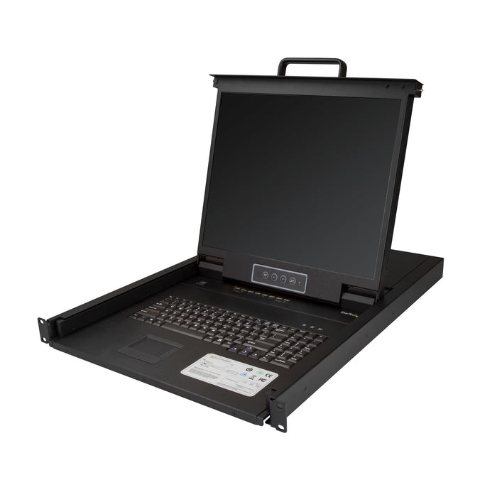 EAN 65030872508 - StarTech.com RKCONS1908K consola de rack 48,3 cm (19") 1280 x 1024 Pixeles Acero Negro imagen 1