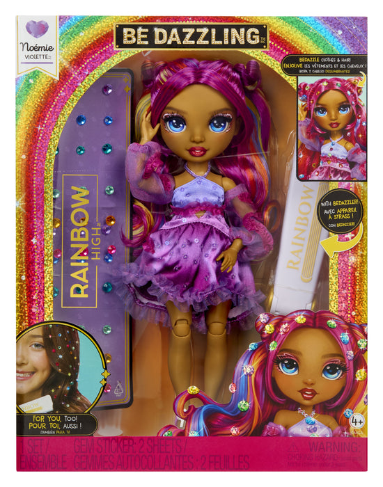 EAN 0035051597834 - Rainbow High Be Dazzling Fashion Dolls- Noemie Violette (Purple) imagen 2