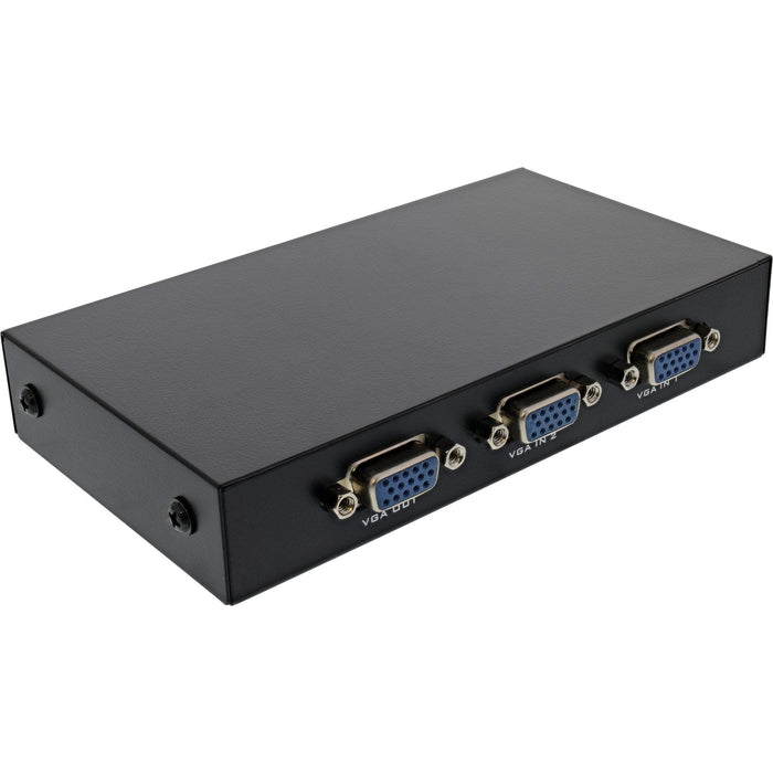 Switch Vga Inline Manual Sub-D Hd De 2 Puertos Y 15 Pines