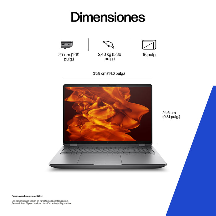 EAN 0199485444161 - HP ZBook Fury G1i Wolf Pro Security Edition Intel Core Ultra 7 265HX Estación de trabajo móvil 40,6 cm (1 imagen 5