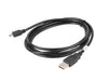EAN 5901969413595 - Lanberg CA-USBK-10CC-0018-BK cable USB USB 2.0 1,8 m Mini-USB A USB A Negro imagen 2