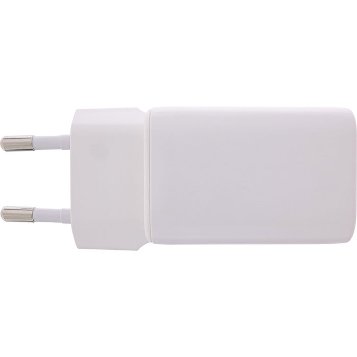 Inline® Usb Power Supply, Charger Usb-A + Usb-C, 33w, Pd + Qc, White