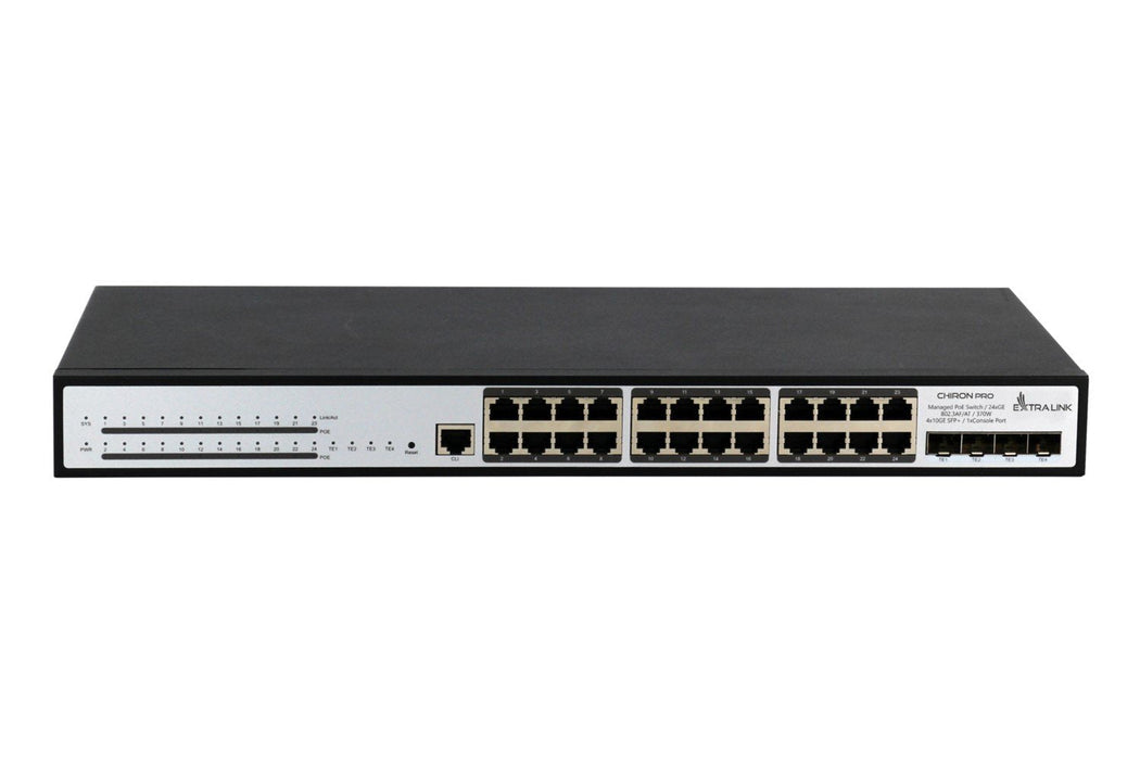 Extralink Ex.19737 Switch Gestionado L3 Gigabit Ethernet (10/100/1000) Energía Sobre Ethernet (Poe) 1u Blanco