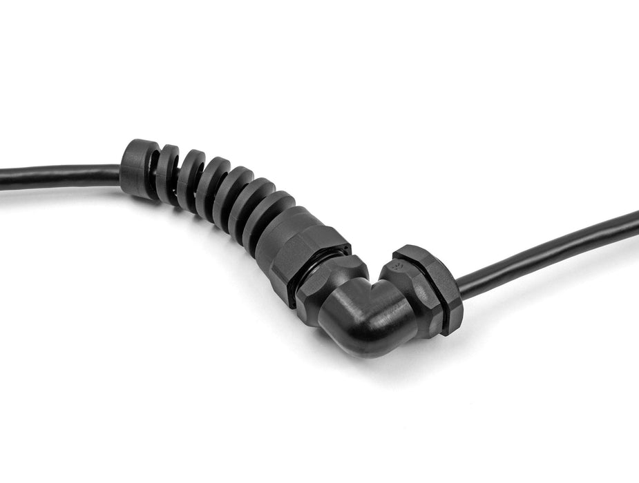 Delock 60583 Prensaestopas Con Alivio De Tensión Ángulo De 90 ° Pg11 Negro