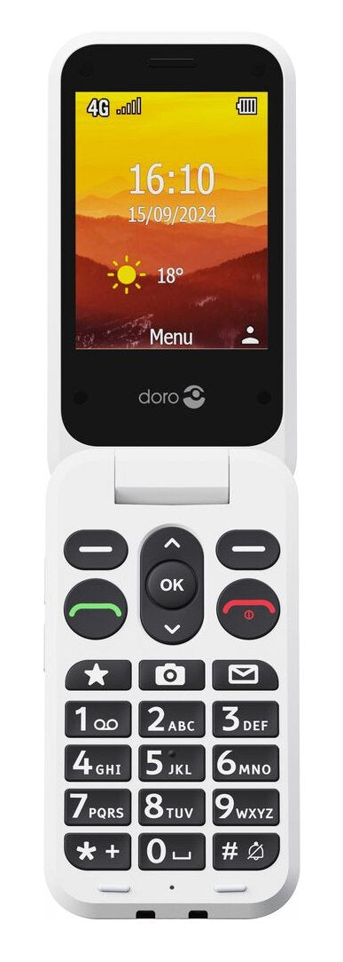 EAN 7322460087609 - Doro Leva L30 7,11 cm (2.8") 142,7 g Rojo, Blanco Característica del teléfono imagen 1