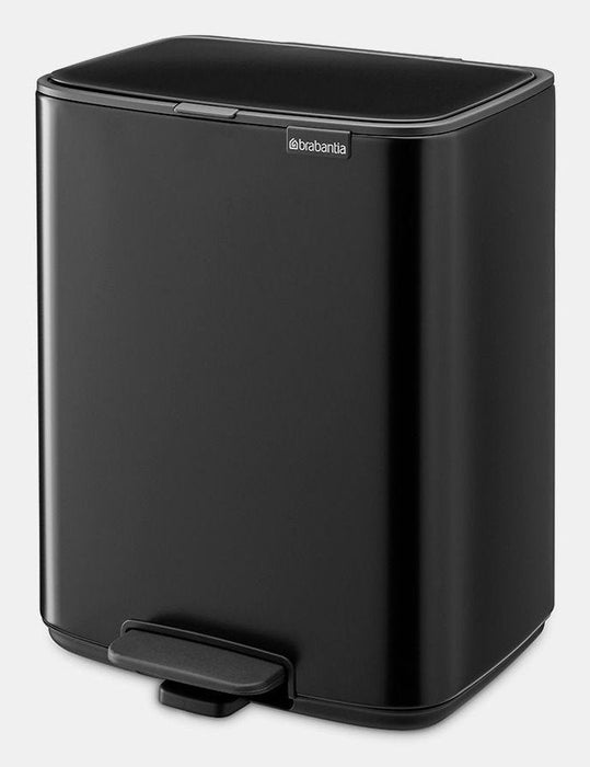 Brabantia Treteimer Bo 12 Liter Matt Black