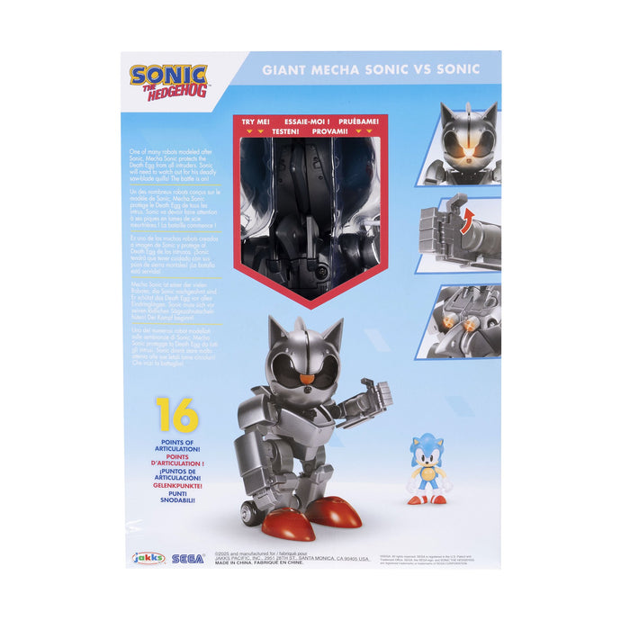 EAN 0192995429840 - Sonic the Hedgehog Giant Mecha Sonic vs Sonic Playset imagen 3