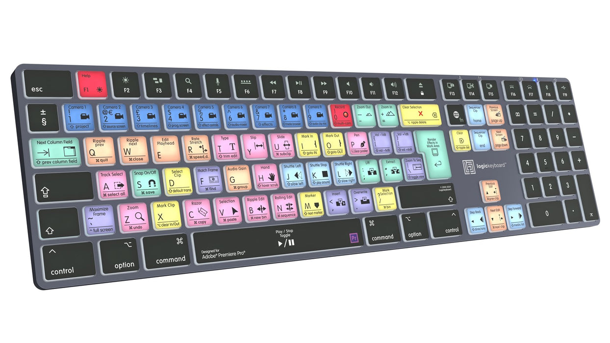 EAN 5707795022167 - Logickeyboard LKB-PPROCC-TM-UK teclado Oficina Bluetooth QWERTY Inglés Gris, Titanio imagen 3