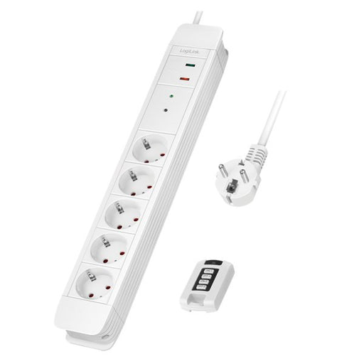 EAN 4052792064841 - LogiLink LPS402 base múltiple 1,5 m 5 salidas AC Interior Blanco imagen 1