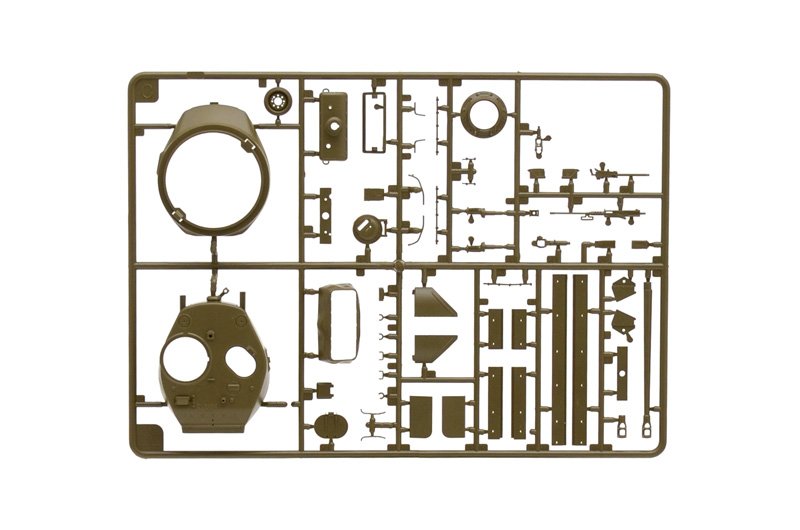 EAN 8001283065290 - Italeri M4A3E8 Sherman "FURY" Tank model Kit de montaje 1:35 imagen 9