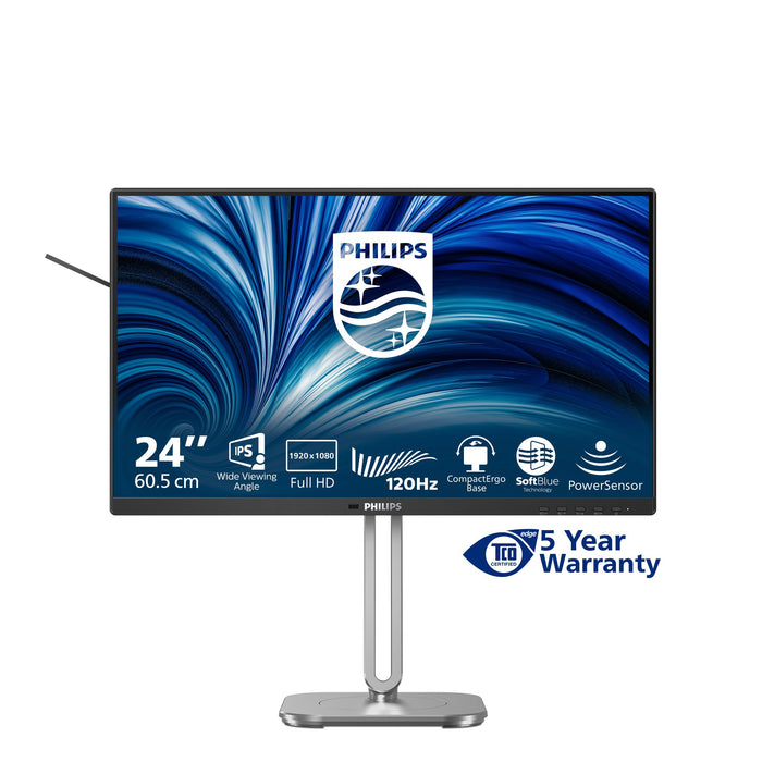 EAN 8721038003727 - Philips 4000 series 24B2N4200/00 pantalla para PC 60,5 cm (23.8") 1920 x 1080 Pixeles Full HD LCD Gris imagen 3