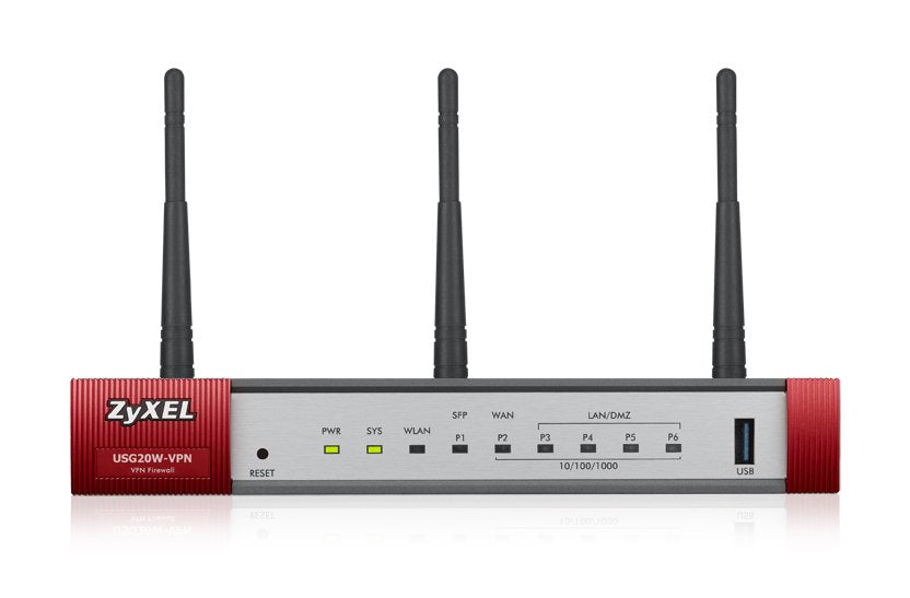 EAN 4718937590896 - Zyxel USG20W-VPN-EU0101F router inalámbrico Gigabit Ethernet Doble banda (2,4 GHz / 5 GHz) Gris, Rojo imagen 3