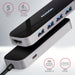 EAN 8595247907028 - Axagon HMC-6H4A base para portátil y replicador de puertos Alámbrico USB 3.2 Gen 1 (3.1 Gen 1) Type-C Neg imagen 2