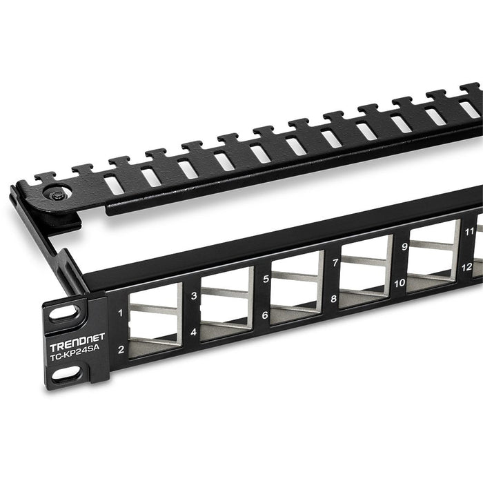 Trendnet Patchpanel 24-Port Vacío, Abgew Keyst Geschir 19" 1u
