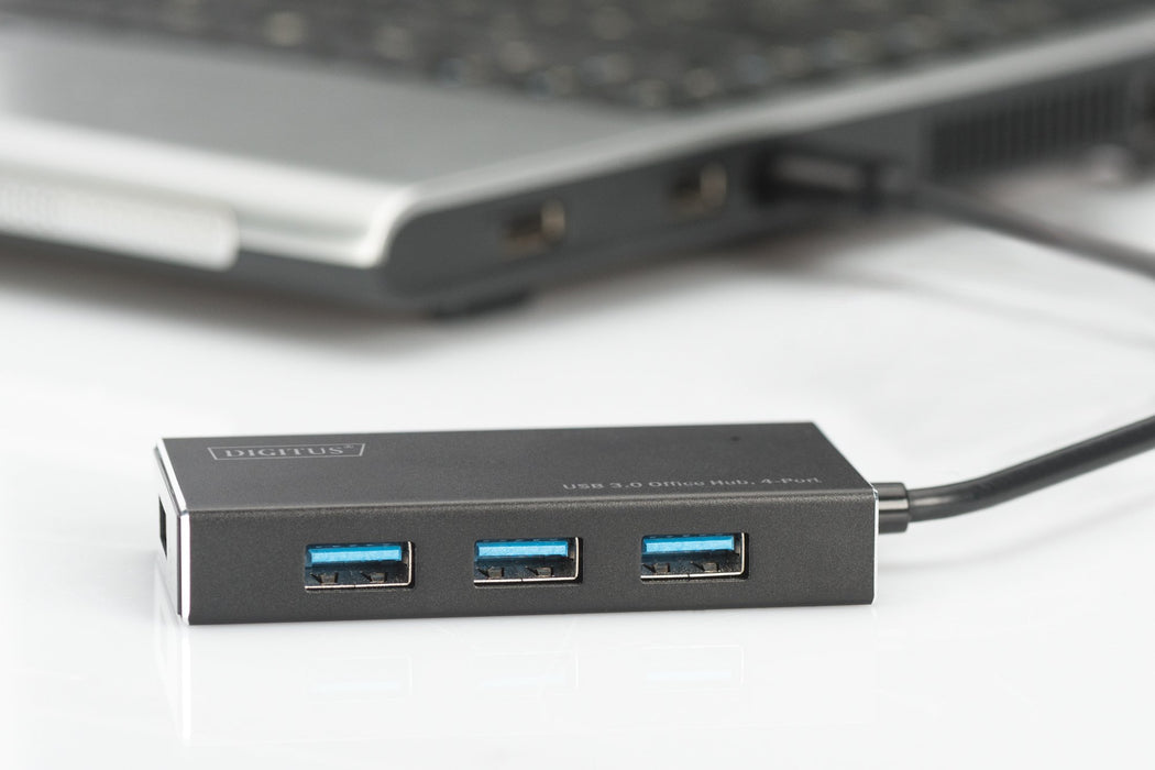 EAN 4016032444244 - Digitus DA-70240-1 hub de interfaz USB 3.2 Gen 1 (3.1 Gen 1) Type-A 5000 Mbit/s Negro imagen 3