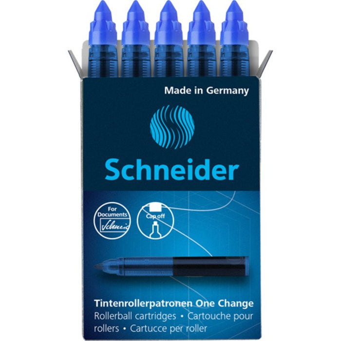 Schneider Schreibgeräte Schneider One Change - Cartucho De Tinta - Azul - 0.6 Mm (Paquete De 5)