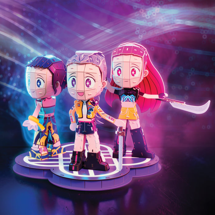Spinmaster 4d Build - K-Pop Demon Hunters - Huntr/X Chibis, 6078016