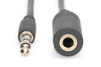 EAN 4016032325383 - Digitus AK-510200-030-S cable de audio 2,5 m 3,5mm Negro imagen 2