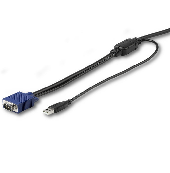 Startech.Com Cable Kvm Usb De 3 M Para Consola De Montaje En Armario Rack, 3 M, Usb, Usb, Vga, Negro, Vga