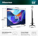 EAN 6942351430607 - Hisense 58A6S 147,3 cm (58") 4K Ultra HD Smart TV Wifi imagen 2
