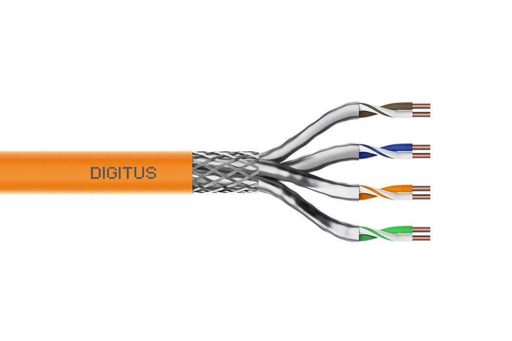 EAN 4016032480792 - Digitus DK-1743-VH-250 cable de red Naranja Cat7 S/FTP (S-STP) Alrededor imagen 1