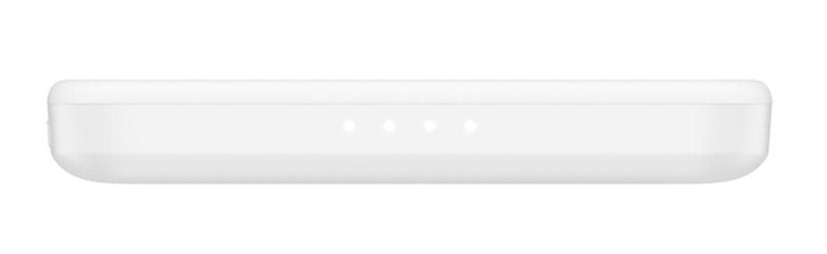 Cargador Inalámbrico Belkin  Delgado 5000 Mah 15 Vatios Fast Charge 2 Conectores De Salida (Magnética Usb-C) En El Cable: Usb-C Blanco