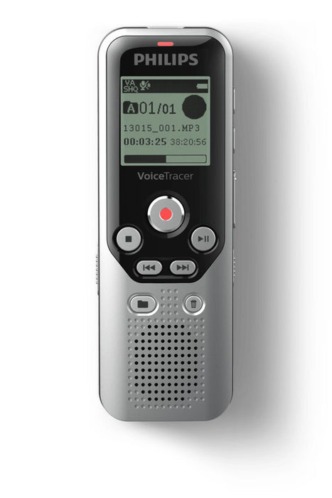 EAN 0855971006328 - Philips DVT1250 dictáfono Memoria interna y tarjeta de memoria Negro, Gris imagen 5
