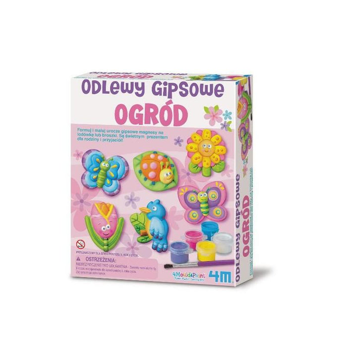 Zestaw Kreatywny Odlewy Gipsowe - Ogród