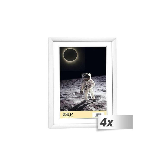 4x1 Zep New Easy White 21x29,7 Din A4 Marco Plástico Kw11