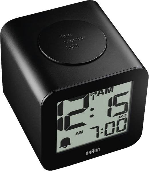Braun Bc 25 Bp-Dcf Schwarz Funkwecker Mit Sprachausgabe
