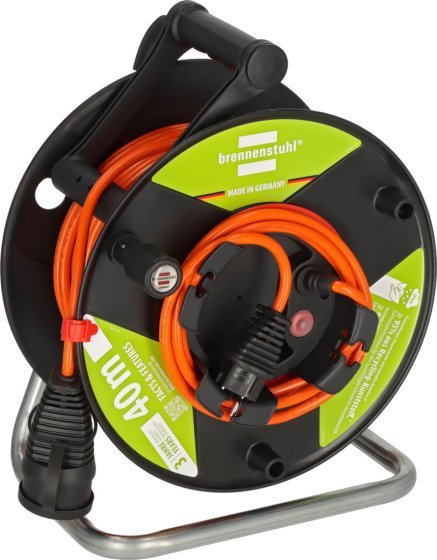 EAN 4007123687091 - Brennenstuhl 1188500 cable de transmisión Negro, Naranja 38 m imagen 1