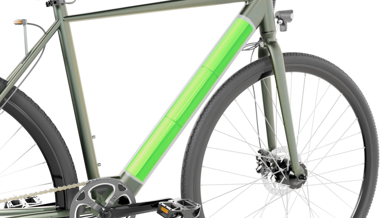Sharp Gravel E-Bike 250w Motor App 70km GrN Glanz