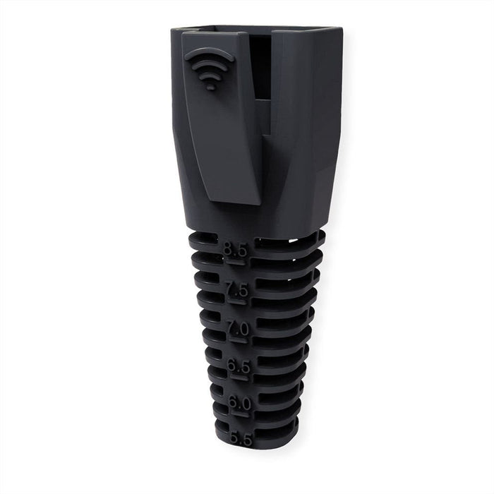 Roline Knickschutztlle Fr Rj-45, 10 Stck, Schwarz