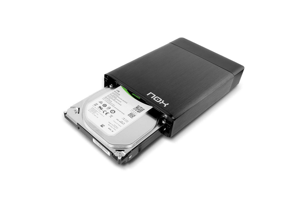 EAN 8436532167805 - NOX Lite 3.5 Carcasa de disco duro/SSD Negro 3.5" imagen 3