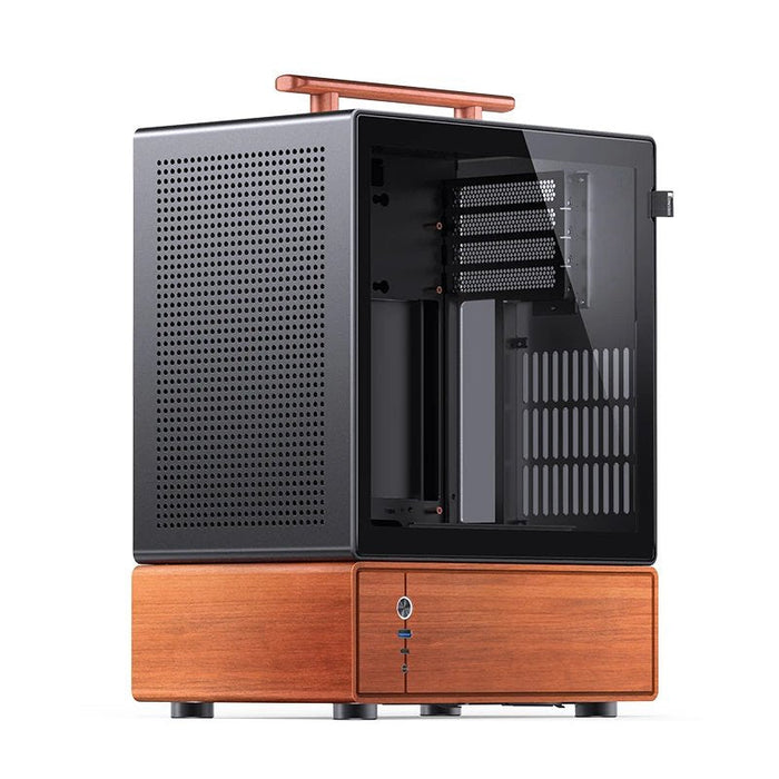 Jonsbo T7 Pc-Gehäuse, Midi-Tower, Matx, Tempered Glass - Schwarz