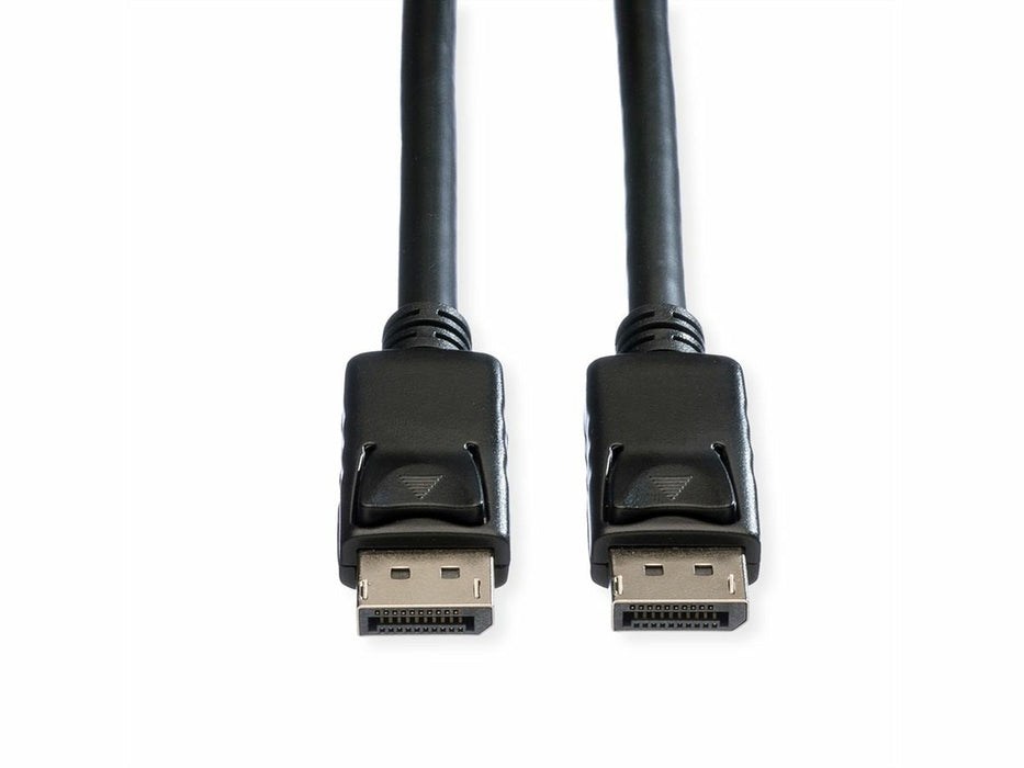 Roline Displayport Cable, Dp-Dp, V1.2, St - St, Tpe, Schwarz, 10 M