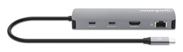 EAN 766623190459 - Manhattan 190459 base para portátil y replicador de puertos Alámbrico USB 3.2 Gen 1 (3.1 Gen 1) Type-C Gri imagen 6