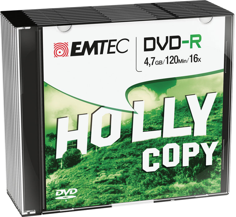 EAN 3126170114655 - Emtec ECOVR471016SL DVD en blanco 4,7 GB DVD-R 10 pieza(s) imagen 1