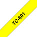 EAN 4977766050616 - Brother TC-601 cinta para impresora de etiquetas Negro sobre amarillo imagen 1