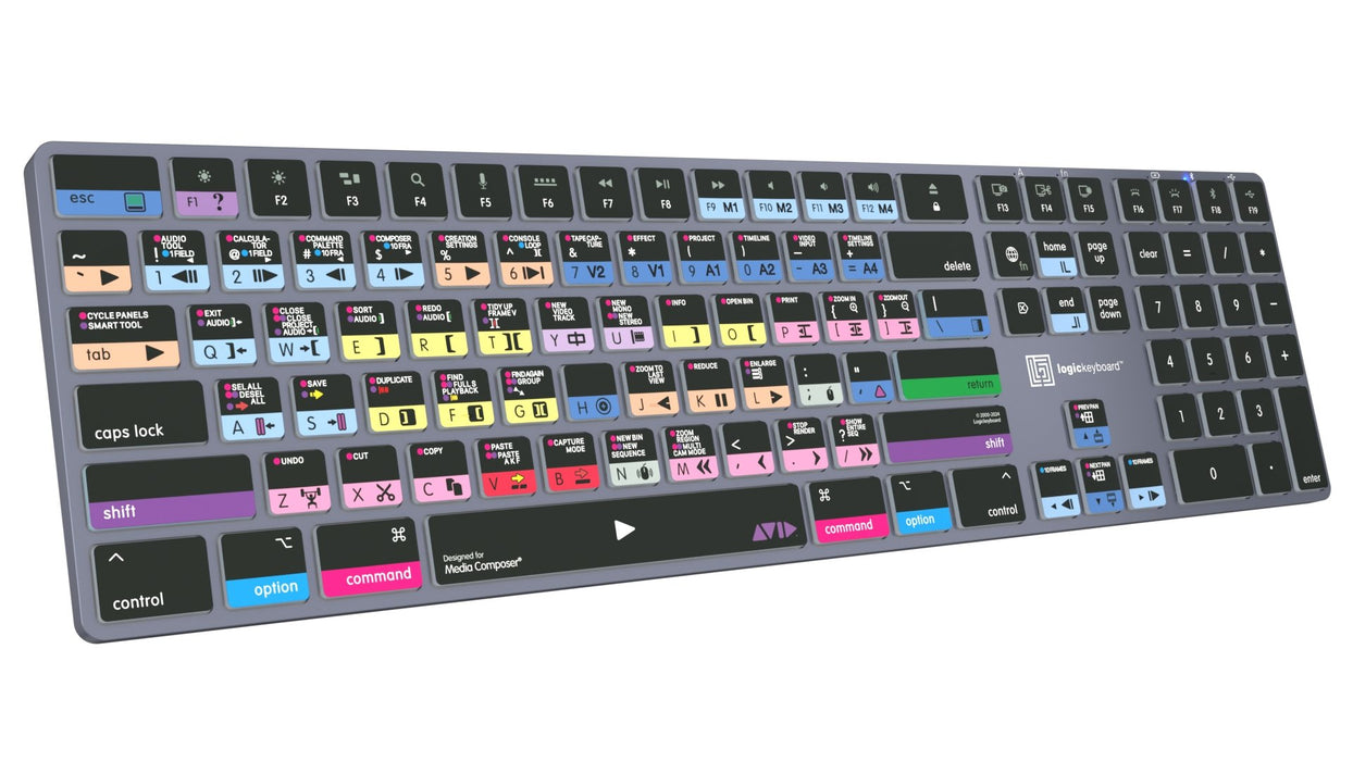 EAN 5707795022242 - Logickeyboard LKB-MCOMP-TM teclado Oficina Bluetooth QWERTY Alemán Gris, Titanio imagen 4