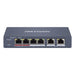 EAN 6941264094692 - Hikvision DS-3E1106HP-EI switch Gestionado Fast Ethernet (10/100) Energía sobre Ethernet (PoE) Gris imagen 1