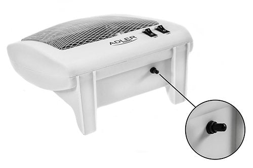 EAN 5908256839861 - Adler AD 7709 Interior Blanco 800 W Calefactor eléctrico de cuarzo imagen 5