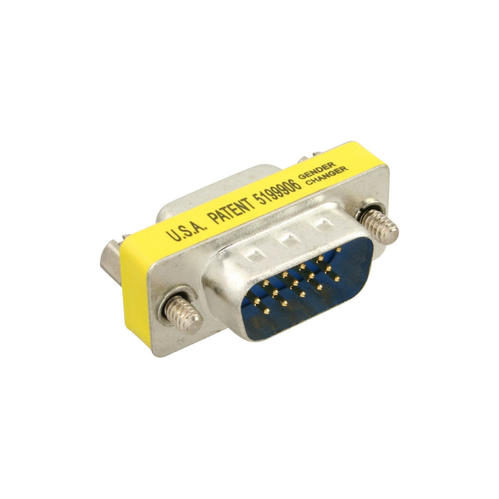 Adaptador Inline De 15 Pines Hd Vga / S-Vga Macho A Hembra