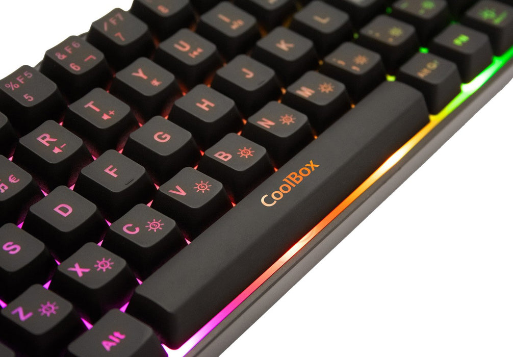 EAN 8436556141690 - CoolBox mini TM065 teclado Juego USB QWERTY Español Negro imagen 5
