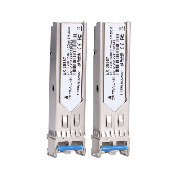 Extralink Sfp 1.25g 1310nm 20km Sm Dom 2-Pack