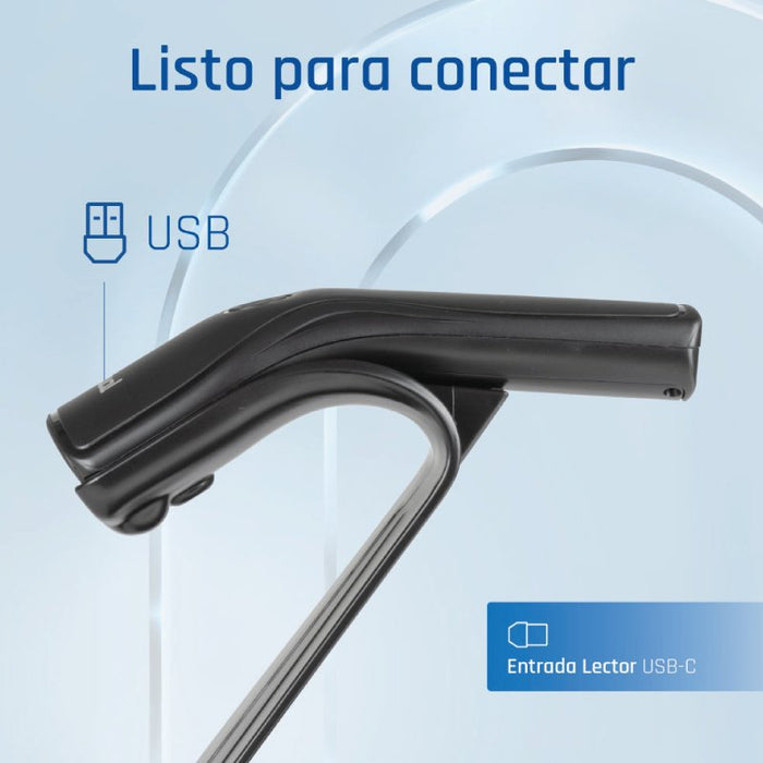 EAN 8435364320129 - iggual L1DUSB-B-AX Lector de códigos de barras portátil CMOS Negro imagen 3