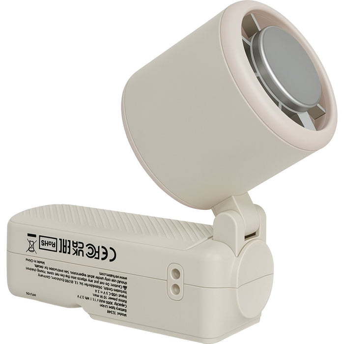 Verbatim Cool 'N' Go Ice Touch Pro Handheld Fan White/Silver